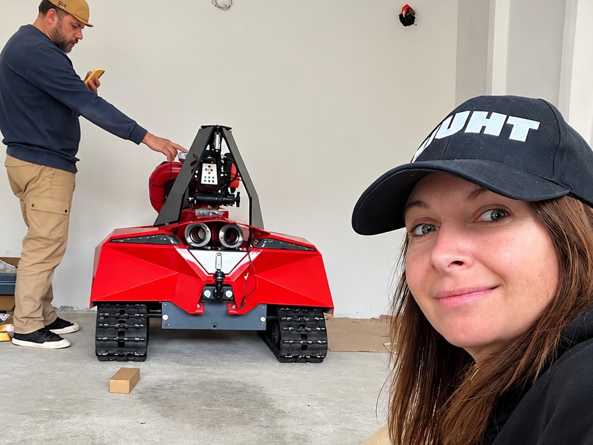 Hasičský robot — Montáž velkého projektu