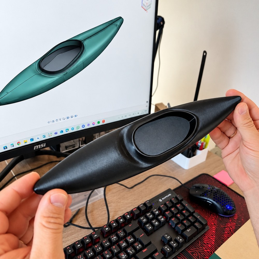 Printed model and CAD — Shape verification