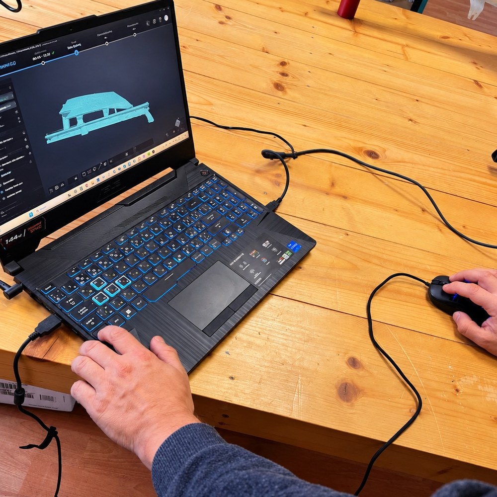 Processing the scan data — Scanner software