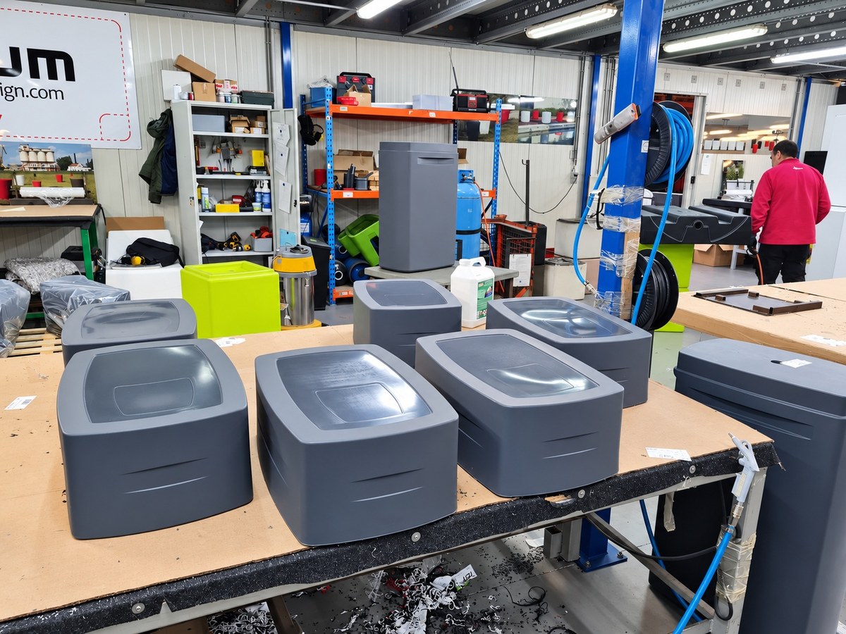 Rotomoulded parts from a partner — Series production